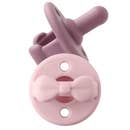 Lilac & Orchid Bows Sweetie Soother Pacifier Set