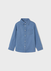 Soft Denim Button Down