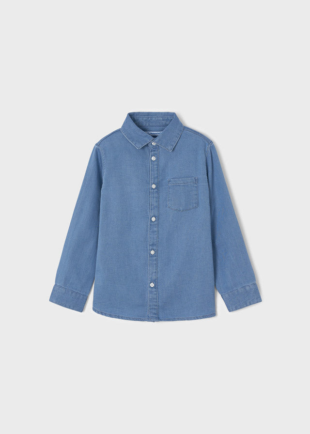 Soft Denim Button Down