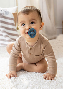 Tan Ribbed Bodysuit