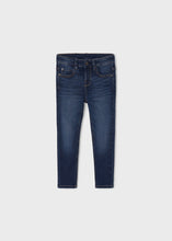 Load image into Gallery viewer, Medium Wash Girls Pull On Denim Pant