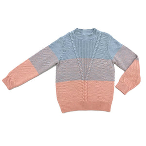 Multi Pink Blue Lotta Sweater