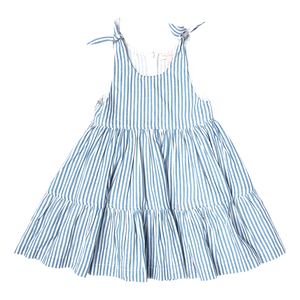 Blue Skinny Stripe Taylor Dress