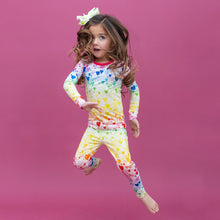 Load image into Gallery viewer, Rainbow Hearts Two Piece Jammies