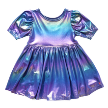 Load image into Gallery viewer, Iridescent Blue Laurie Dress