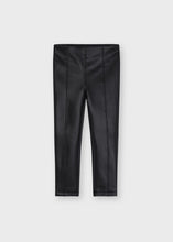 Load image into Gallery viewer, Black Faux Leather Leggings