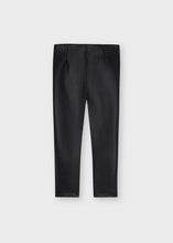 Load image into Gallery viewer, Black Faux Leather Leggings