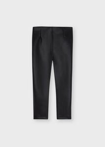 Black Faux Leather Leggings