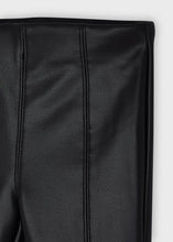 Load image into Gallery viewer, Black Faux Leather Leggings