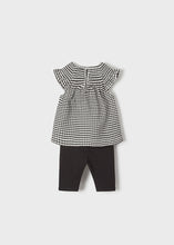 Load image into Gallery viewer, Black Plaid Baby Set
