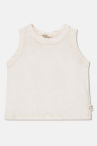 Ivory Slub Baby Tank
