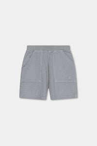 Grey Gauze Bermuda Short