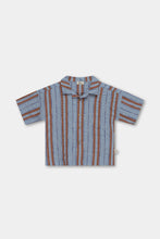 Load image into Gallery viewer, Striped Denim Button Down Shirt