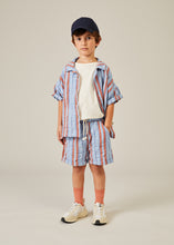 Load image into Gallery viewer, Striped Denim Button Down Shirt