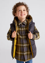 Load image into Gallery viewer, Black Moss Reversible Puffy Vest