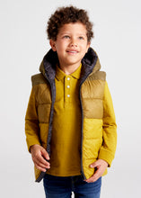 Load image into Gallery viewer, Black Moss Reversible Puffy Vest