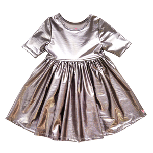 Silver Lamé Steph Dress