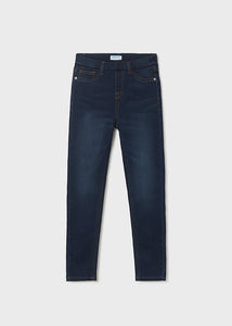 Dark Wash Tween Pull On Denim Pant