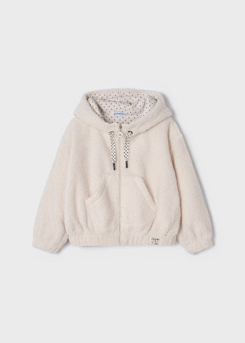 Chickpea Faux Fur Hooded Jacket